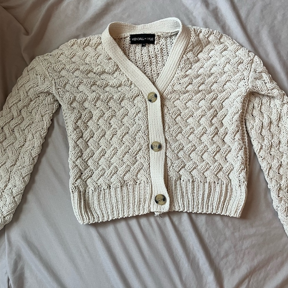 White Cardigan